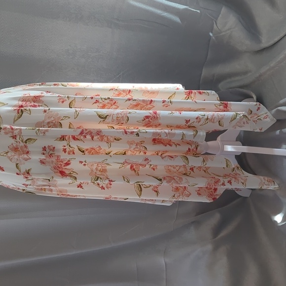 BFamous Floral Strapless High Low Dress - Picture 8 of 8